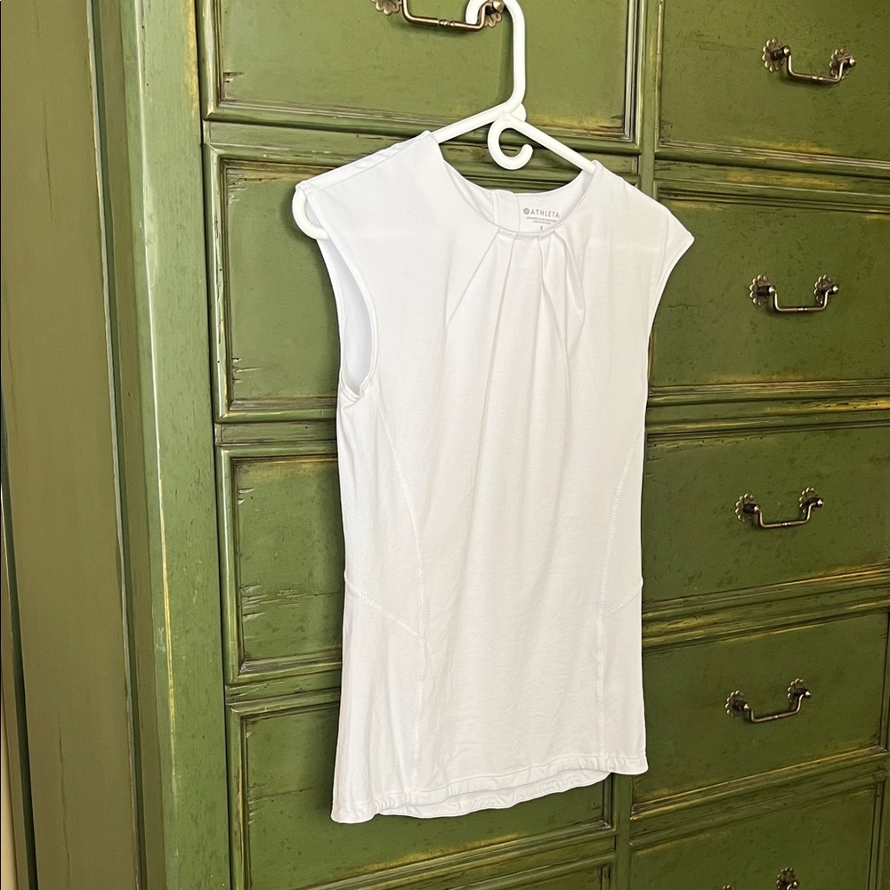 Athleta White Sleeveless Top size S
